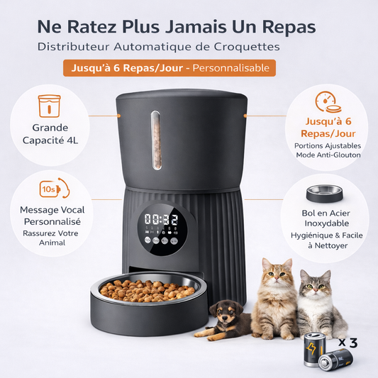 Pilou – Distributeur automatique de croquettes